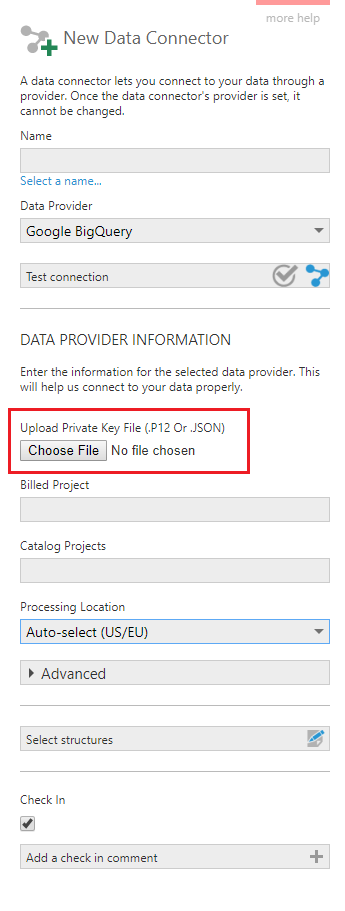 Choose the certificate file