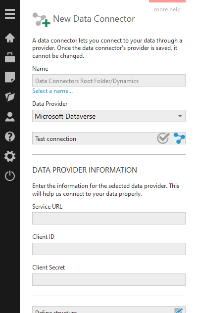 New data connector