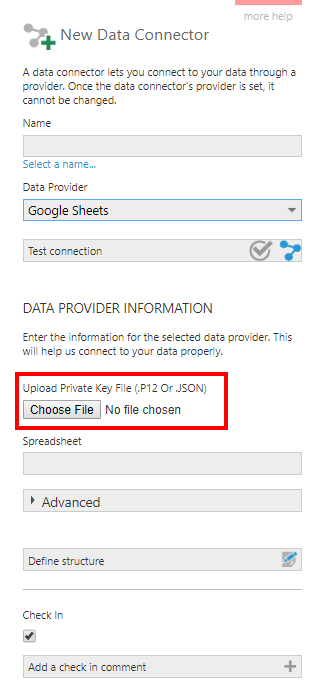 Choose the certificate file