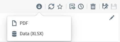Select how you want your report data exported