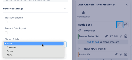 Totals > Edit Totals