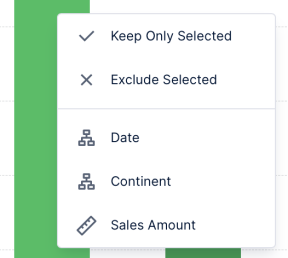 Sort and Filter Metric Data > Choosing Hierarchy Name and Filtering Option