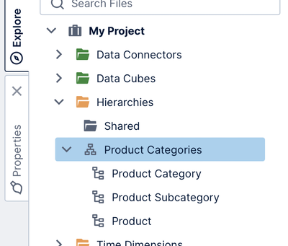 Replacing with a Hierarchy > Metric Set Hierarchies