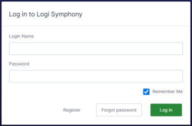 Enter your Login Name and Password here