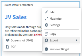 select an option to export rich text snippets